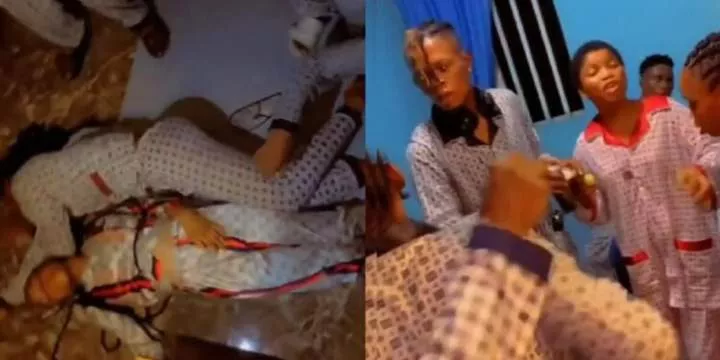 Viral Video of Young party guests 'misbehaving' after getting high at pajamas party