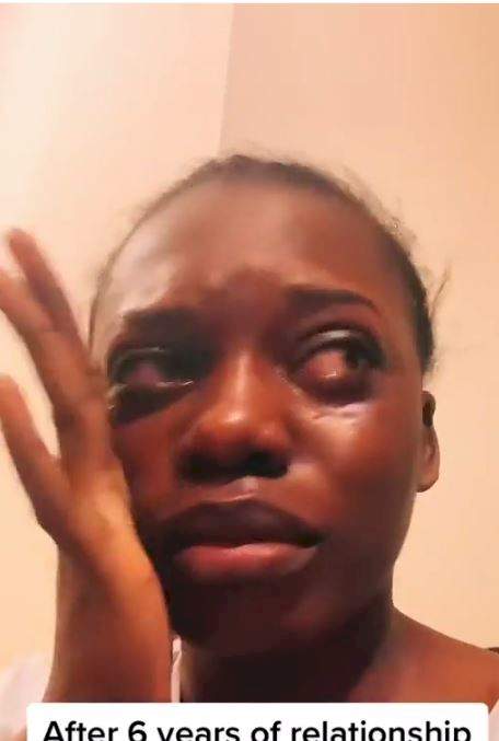 Lady in tears as her boyfriend of 6 years dumps her to marry his mother's choice (video)