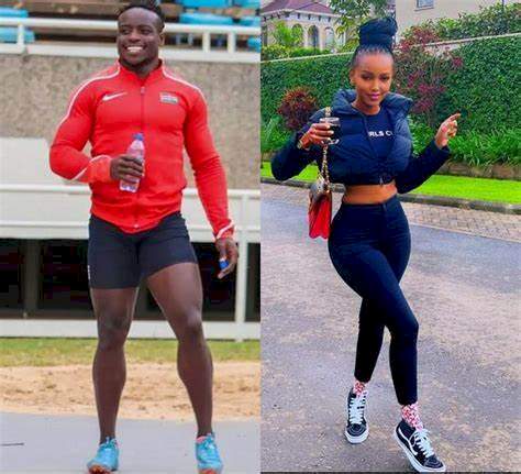 May the devil be defeated - Sprinter Omanyala laughs off Huddah's hookup suggestion