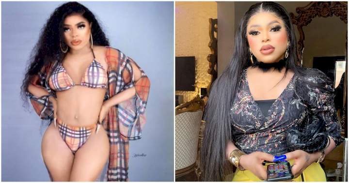 "Looks photoshopped" - Nigerians blast Bobrisky for flaunting an 'edited' post-surgery body (Video)