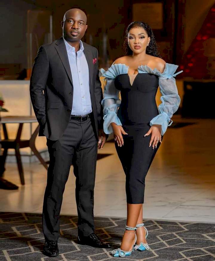 'If you know you know' - Reactions trail resemblance between Mercy Aigbe's new husband and ex-husband's son