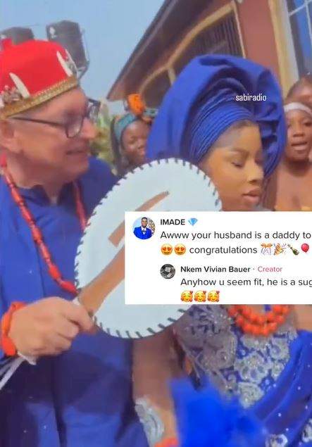 Nigerian Lady Replies Man Who Called Her Husband Grandfather After She Shared Videos From Her 