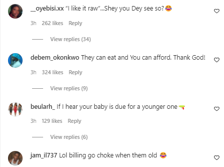 'I like it raw, shey you dey see so' - Reactions as mother reveals baby food consumed by twins in eight months