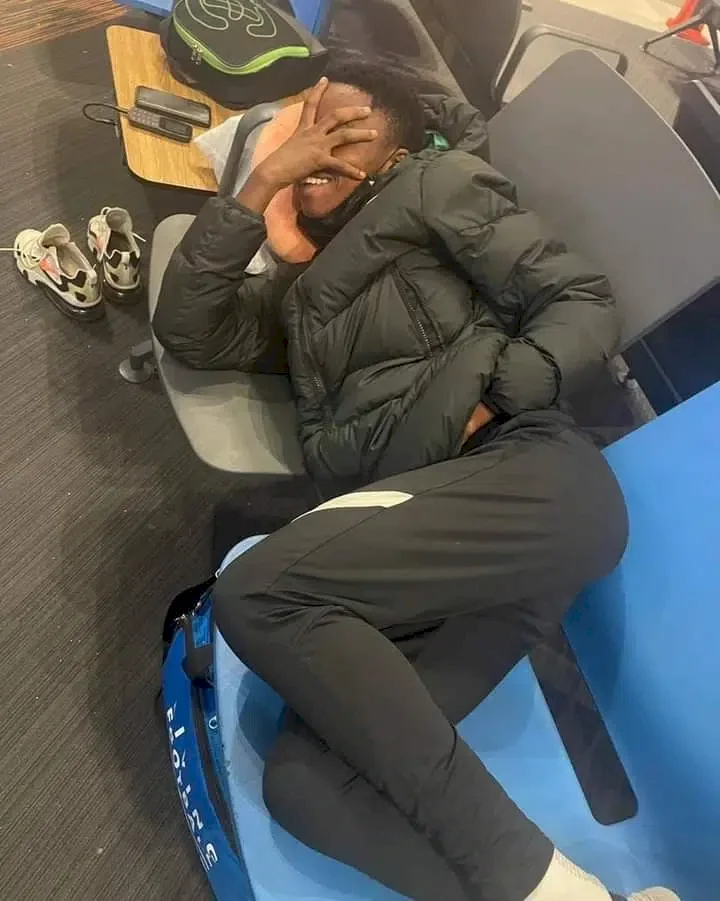 Nigeria's Falconets stranded at Istanbul airport, team sleeps on bare floor (Photos)