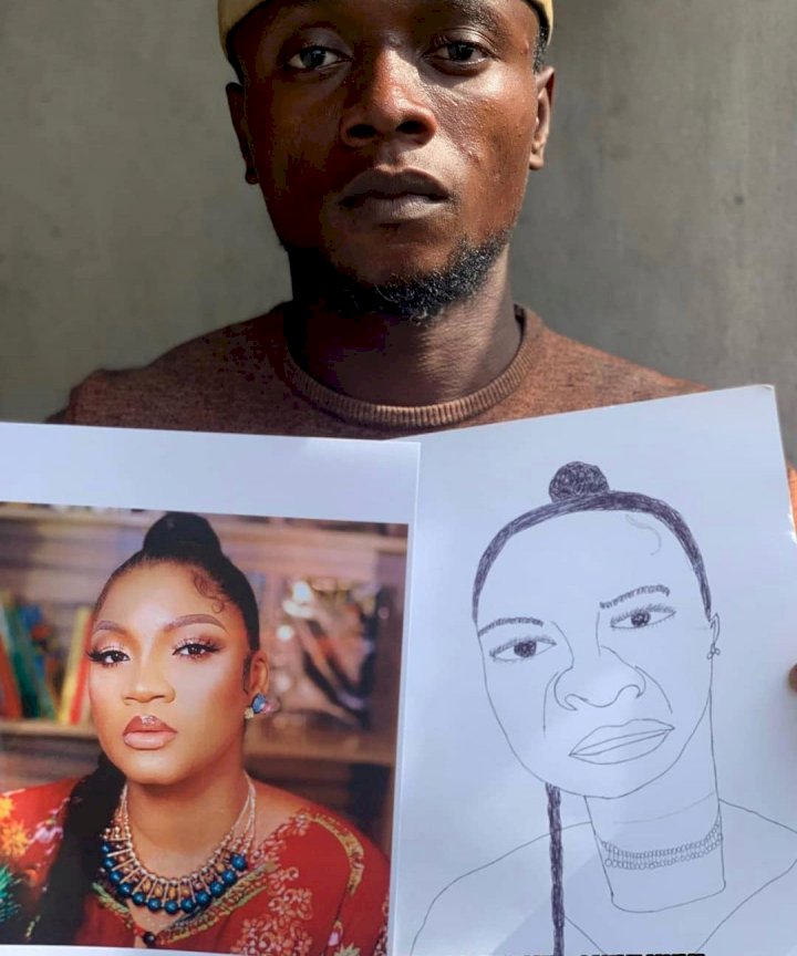 'You'll be locked down' - Omotola Jalade shades artist that drew her portrait