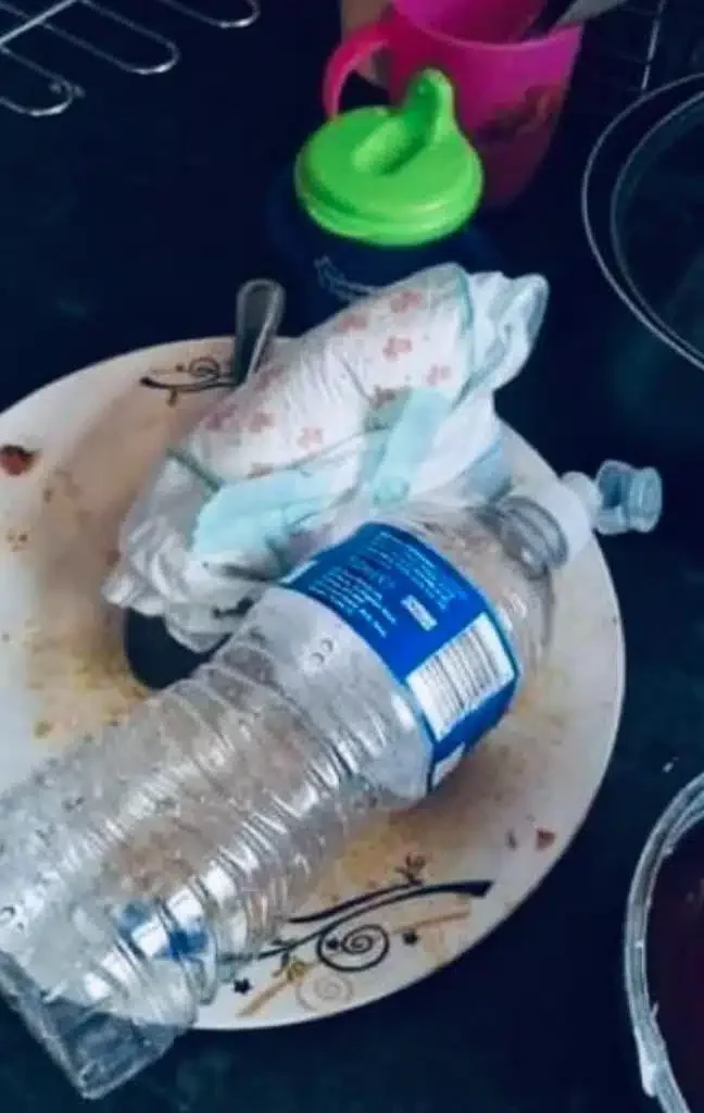 Man seeks help over wife's habit of leaving diapers in plates