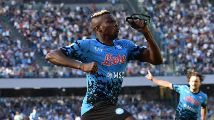 Osimhen's market value rises to €120m, breaks Serie A record