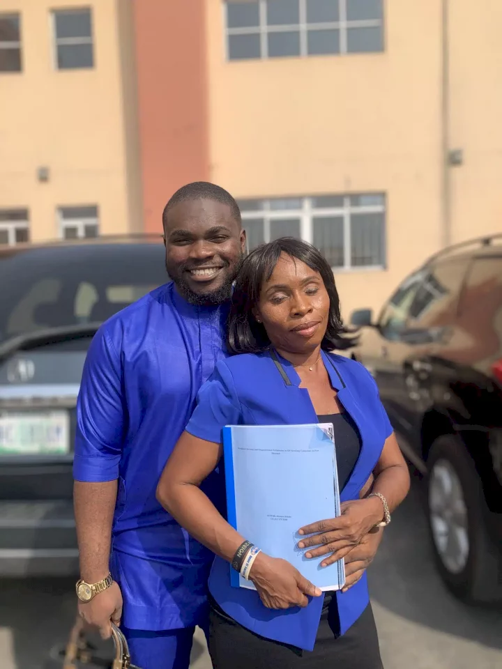 'Mothers are the best' - Man celebrates mom as she graduates from University 20 years after she dropped out to care for him