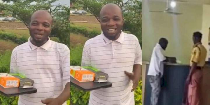 "How I spent #500,000 donated to me by LAUTECH Alunmi" - Graduate who returned his certificate shows off 3 items he bought (video)