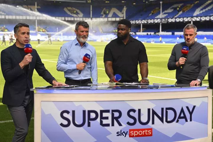 Roy Keane and the Sky Sports crew - Imago