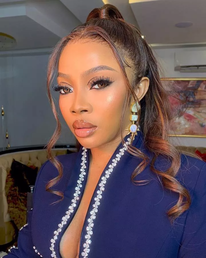 'My world crumbled after discovering my hubby impregnated his ex' - Toke Makinwa (Video)