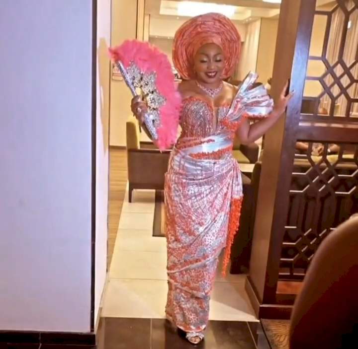 Rita Dominic steps out in her second outfit (photos/videos)