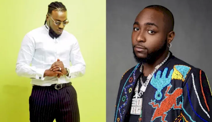 "Stop capping" - Peruzzi reacts to claim that he writes 80% of Davido's songs