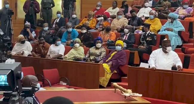 Aisha Buhari storms national assembly over constitution review report