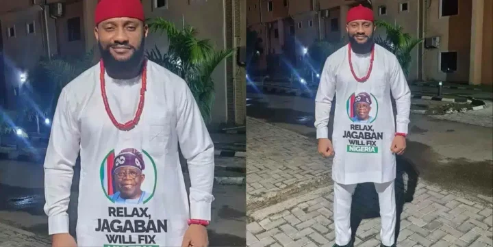 "I believe in him" - Yul Edochie gives himself a new name as he declares love for President Tinubu