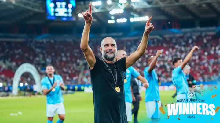 Guardiola sets new record with UEFA Super Cup victory over Sevilla