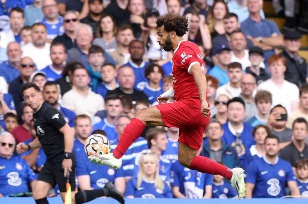 Salah was terrific for the Reds in the opening 45 minutes