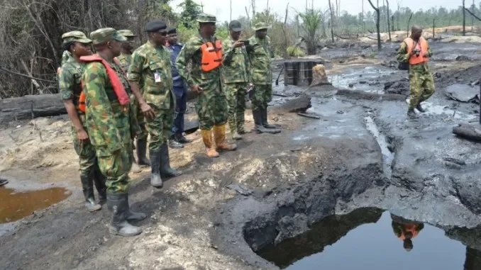 NAF Bombs Illegal Refinery In Rivers