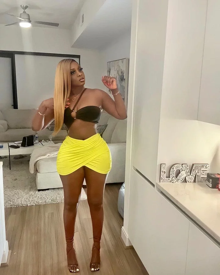 This Princess Shyngle's Fashion Style Almost Showed Her puna In New photos(Watch)