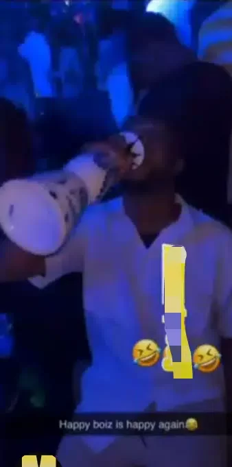 Happie Boys spotted staggering and drunk after a good at club (Video)