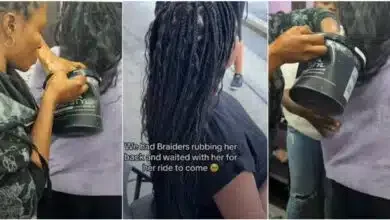 "We were all terrified" - Reactions as pregnant woman go into labor while braiding hair (Video)