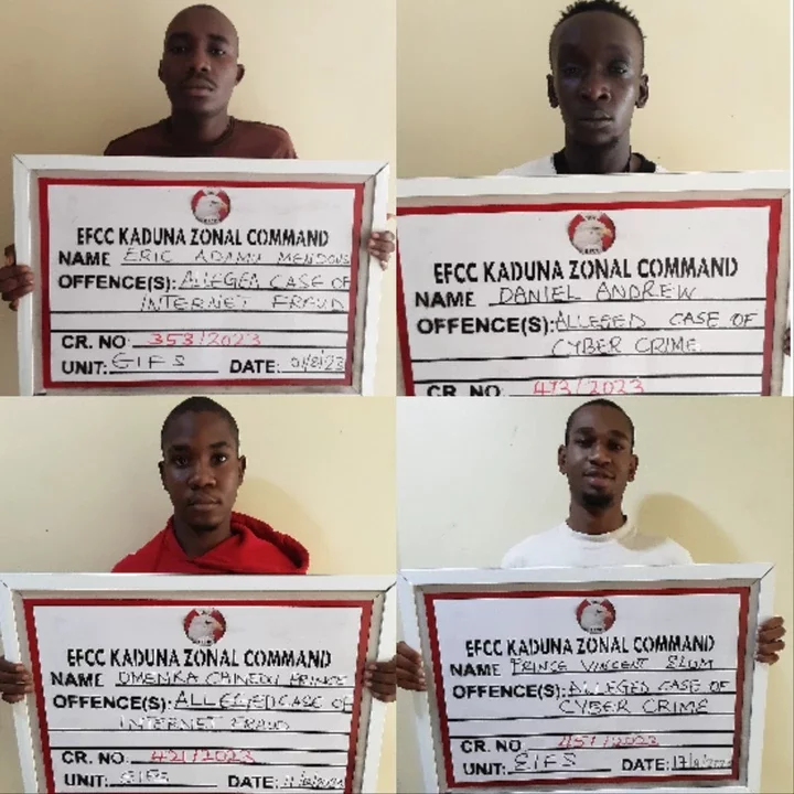 Court jails four 'Yahoo boys' in Kaduna