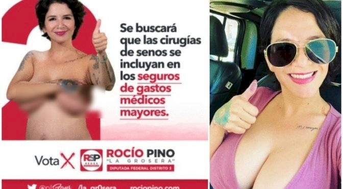 Mexican model-turned-politician offers free boob jobs for women voters if she wins her election