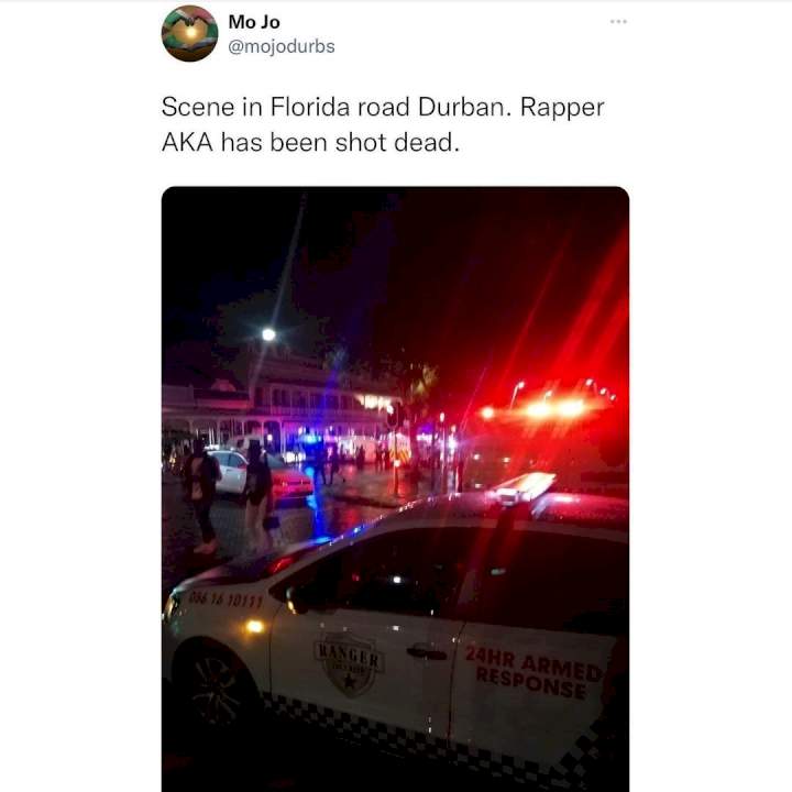 Rapper AKA reportedly shot dead in drive-by shooting in Durban