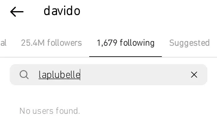 Davido unfollows second baby mama weeks after unfollowing Sophia Momodu