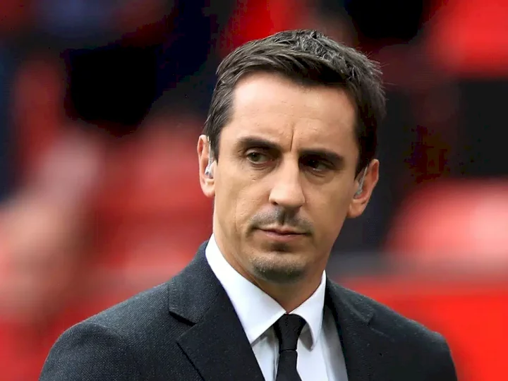 'He doesn't behave like someone who's played with me' - Gary Neville bites back after Cristiano Ronaldo snubbed his handshake (Video)