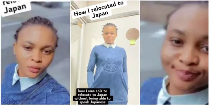 Nigerian lady relocates to Japan after getting job worth millions of naira, gives 'Japa' details (Video)