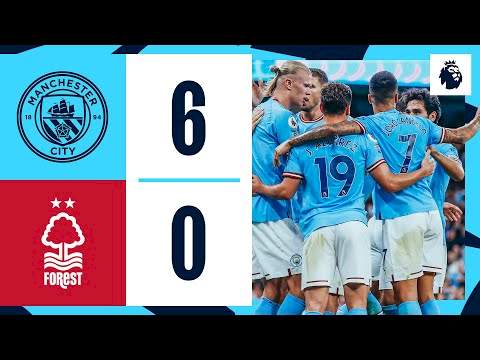 Manchester City 6  -  0 Nottingham Forest (Aug-31-2022) Premier League Highlights