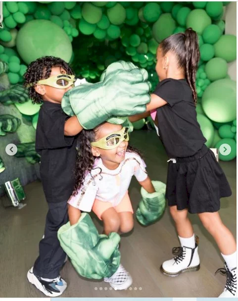 Kim Kardashian celebrates her son Psalm West's 3rd birthday with lavish Hulk-themed party (photos)