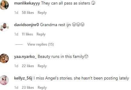 'Beauty runs in this family' - Fans gush over Angel's ageless grandma as she shows off dance moves (Video)