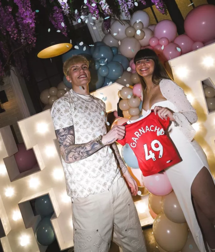 Manchester United star Alejandro Garnacho reveals he is going to be a father days after signing new deal