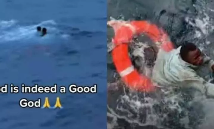 Naval personnel rescue fishermen stranded in middle of sea (Video)