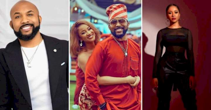 Adesua Etomi reacts after Banky W asked her to marry him again