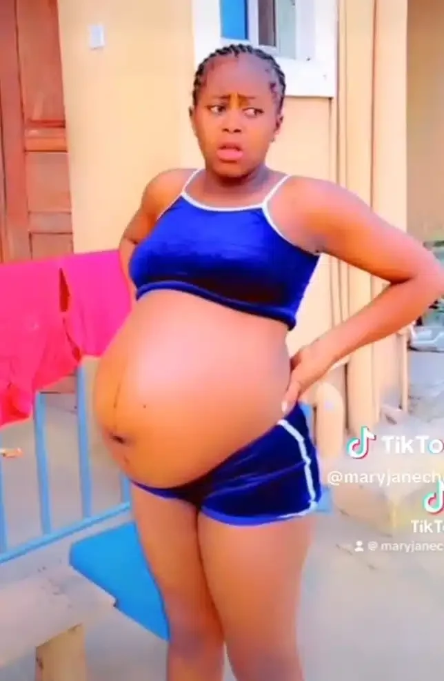 '10 months and no sign of labour' - Heavily pregnant woman cries out (Video)