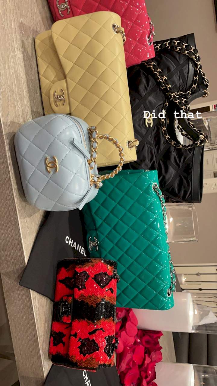 'I'm s***ing your d*** all night long' Cardi B promises Offset as he spoils her with flowers and expensive purses on Valentine's Day (photos/video)