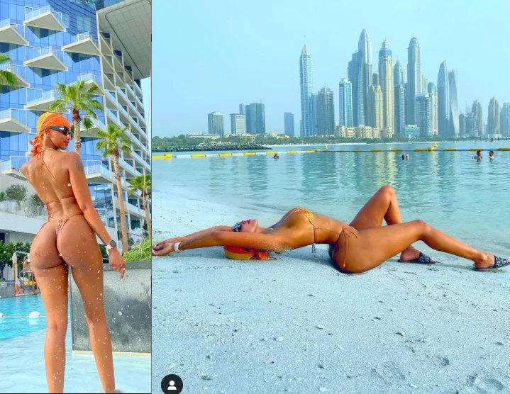 "Fill me with your Holy Spirit" - Huddah Monroe goes spiritual as she shares hot bikini photos