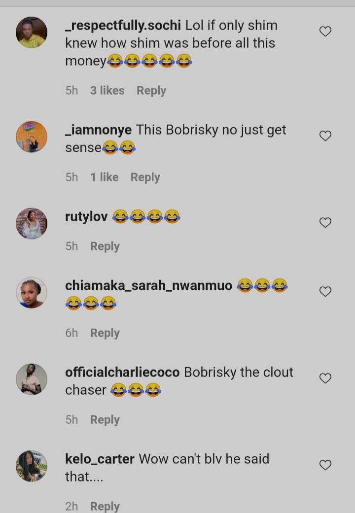 Nigerians tackle Bobrisky after claiming only two guys in the BBNaija house are cute