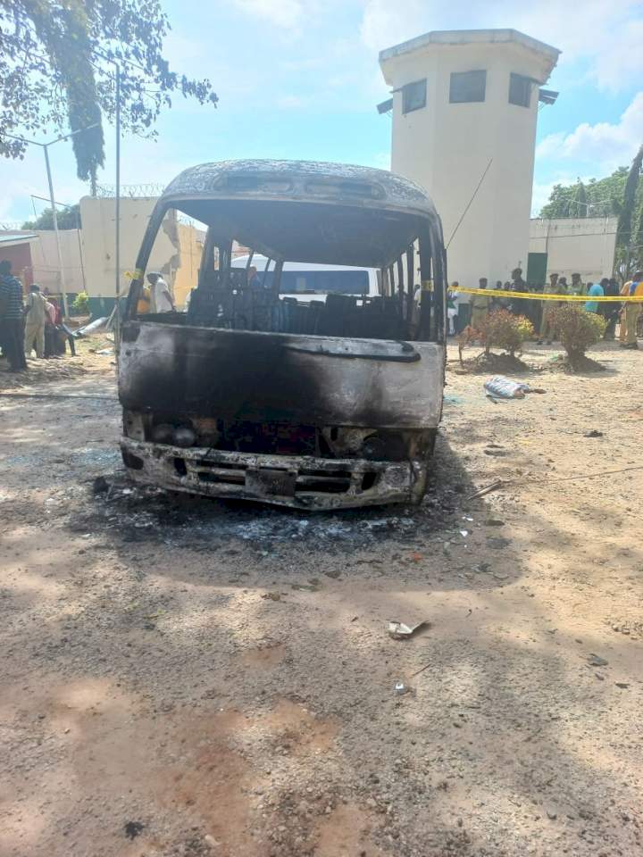 Photos from Kuje prison after the attack by terrorists