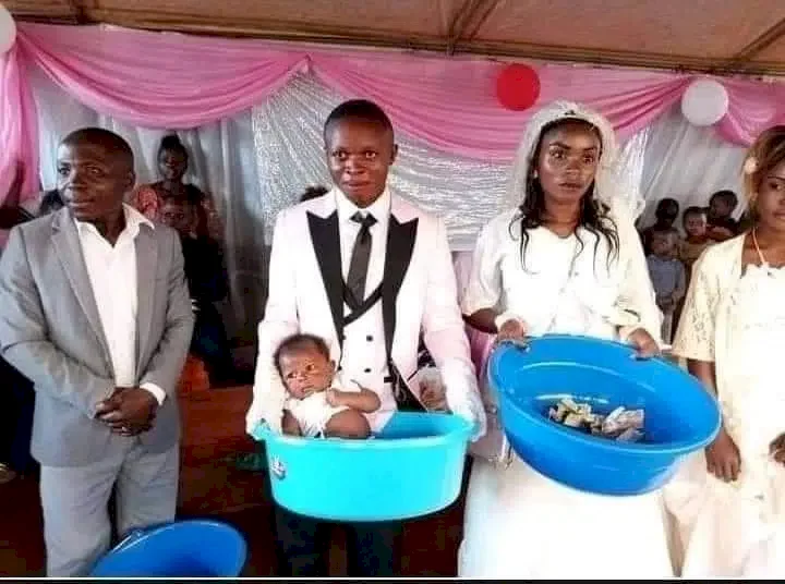Ex-lover reportedly abandons baby for groom on wedding day in Akwa Ibom state