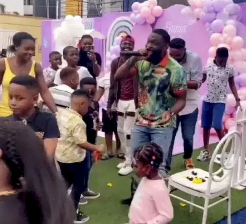 'Wow, this is the best child party this year' - Fans gush over photos and videos from Timaya's daughter, Emma's 10th birthday party