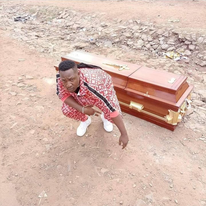 Popular Kenyan musician buys his own coffin in anticipation for his funeral