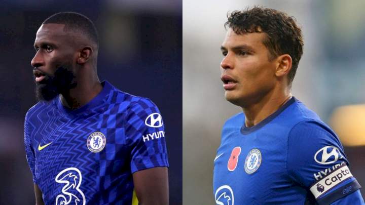 EPL: Chelsea's Rudiger, Silva named among best defenders in the world