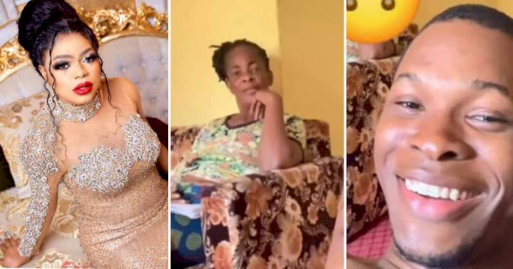What I will do if you bring Bobrisky home as your wife - Nigerian mum warns son