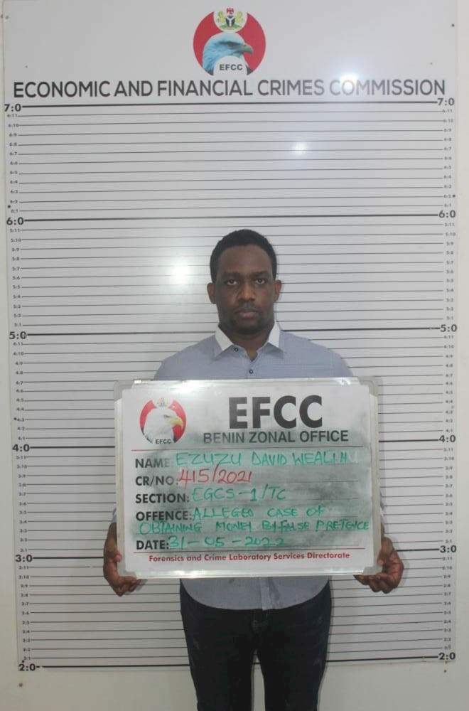 N5bn Investment Scam: Fraudster, David Wealth Ezuzu jailed 3 years, loses 9 Asaba properties to FG