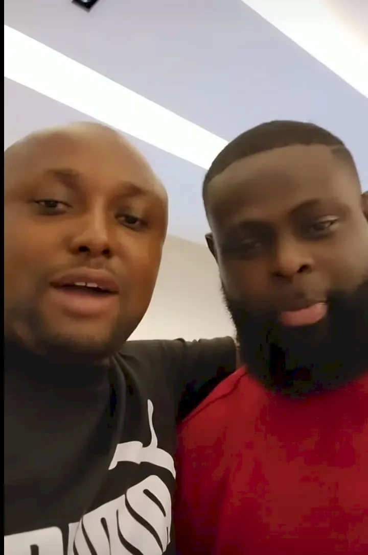 'Where I go see that kind money?' - Davido's aide, Isreal DMW cries out as he's told the cost of his wedding suit (Video)