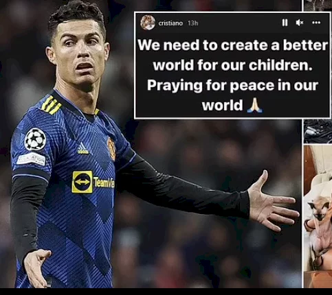 'We need to create a better world for our children' - Cristiano Ronaldo sends powerful message following Russia's invasion of Ukraine